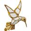 Kare Design Wandobjekt Bird Mirror, Gold, 32x27x4 cm, Wandschmuck, Wohnaccessoire, Vogel Motiv, Verspiegelt, Wohnzimmer