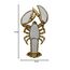 KARE Design Wandobjekt Langosta Mirror, Gold, Wandschmuck, Wohnaccessoires, Tiermotiv, Verspiegelt, Wohnzimmer, Flur, Schlafzimmer, 41x21x3 cm (H/B/T)