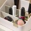 Joseph Joseph Tiered Beauty Make Up Kosmetik-Organizer mit Trennwänden Aufbewahrungsbox für Schlafzimmer Badezimmer – Hellrosa