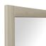 ARHome Wandspiegel, 120 x 60 cm, Esche Creme, Spiegel, Made in Italy