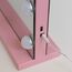 Flamingueo Schminkspiegel mit Beleuchtung - 15 LED - 3 Modi - Einstellbare Intensität - Touch Control - USB Port - Vergrößerungsspiegel Inklusive - Kosmetikspiegel - Rosa - 58x12x48cm
