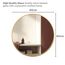 Neue Design Mood® Premium Round Bathroom Mirror Gold Framed Wall Mounted, Circle Frame Modern & Stylish (40cm x 40cm)