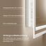 EMKE LED Badspiegel 90x70cm Badezimmerspiegel mit Beleuchtung kaltweiß Lichtspiegel Wandspiegel mit Touchschalter + beschlagfrei IP44 energiesparend