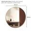 Neue Design Mood® Premium Round Bathroom Mirror Gold Framed Wall Mounted, Recessed Circle Frame Modern & Stylish (40cm x 40cm)