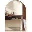 Neue Design Mood® Premium Arch Bathroom Mirror Gold Framed Wall Mounted, Recessed Arched Frame Modern & Stylish (70cm x 50cm)