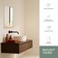 Neue Design Mood® Premium Rectangular Bathroom Mirror Gold Framed Wall Mounted, Rectangle Frame Modern & Stylish (70cm x 50cm)
