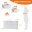 Sweetcrispy Kommode für Schlafzimmer, breite Schublade Kommode Organizer Storage Drawers Fabric Storage mit 5 Schubladen, kleine Kommode, TV Stand für Schlafzimmer, Schrank, Wohnzimmer, Kinderzimmer