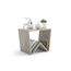 MOBILI FIVER, Emma Couchtisch, Grauer Beton, Made In Italy
