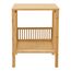 [en.casa] Beistelltisch Varde Wohnzimmertisch 50 x 39 x 33 cm Nachttisch Sofatisch Nebentisch Kaffeetisch mit Ablagefach Bambus Naturfarben