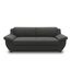DOMO. collection Panama 3 Sitzer, Sofa, 3er Couch, Garnitur, 3-2-1, anthrazit, 207 cm