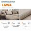 Mirjan24 Schlafsofa mit Bettkasten Hortens, Sofa mit Schlaffunktion, Polstersofa, Bettsofa, Couch, Bettfunktion, Couchgarnitur, Dauerschläfer-Sofa (Lawa 05)