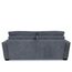 fornera f60 Sofa mit Schlaffunktion - 3 Sitzer Schlafsofa und Klappsofa mit hochwertiger Kaltschaummatratze & CATAS Bettgestell - Schlafcouch mit Bettfunktion grau