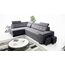 Robin Inspire Grand Ecksofa mit Schlaffunktion Bettkasten Kopfstützen Relaxfunktion 2 Hocker Sofa L-Form Schlafsofa Freistehende Eckcouch Schlafcouch Wohnzimmermöbel Wohnlandschaft Links Anthracite