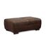 Cavadore Hocker Mavericco / Brauner Polsterhocker in Lederoptik / Industrial Style / Passend zu Big Sofa und Ecksofa Mavericco / 108 x 71 x 41 cm (BxHXT) / Mikrofaser Braun