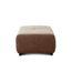 CAVADORE Hocker Mavericco / XXL-Fußbank, Sitzhocker, Polsterbank in Lederoptik / Modernes Design / Passend zu Big Sofa und Ecksofa Mavericco / 108 x 71 x 41 / Cognac