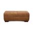 Cavadore Hocker Mavericco / XXL Polsterhocker rechteckig in Lederoptik / Industrial Style / Passend zu Big Sofa und Ecksofa Mavericco / 108 x 71 x 41 cm (BxHXT) / Mikrofaser Cognac