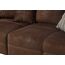 Cavadore Big Sofa Mavericco / Große Polster Couch mit Mikrofaser-Bezug Lederoptik / Inklusive Rückenkissen und Zierkissen in / Maße: 287 x 69 x 108 cm (BxHxT) / Farbe: Antik Braun