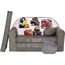 Pro Cosmo umwandelbares Kindersofa – perfekt zum Spielen und Schlafen – mit Abnehmbarer Matratze, Kissen und Pouf – 98x168x59 cm – leicht und einfach zusammenklappbar - A14