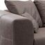 CAVADORE Big Sofa Mavericco inkl. Kissen / XXL-Couch mit tiefen Sitzflächen und modernem Design / 287 x 69 x 108 / Lederoptik braun
