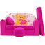 Pro Cosmo umwandelbares Kindersofa – perfekt zum Spielen und Schlafen – mit Abnehmbarer Matratze, Kissen und Pouf – 98x168x59 cm – leicht und einfach zusammenklappbar - H3 Rosa - Teddybär mit Herz
