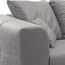 CAVADORE Ecksofa Mavericco inkl. Kissen / XXL-Eckcouch im modernen Design / Longchair links / 285 x 69 x 170 / Lederoptik grau