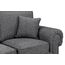 Honeypot - Sofa - Wilcot - Ecksofa - 3 Sitzer - 2 Sitzer - Grauer Stoff (Armchair)