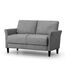 Zinus Sofa/Kleine gewebte Polstercouch / 136x88x79 / Soft-grau, EU-SF-B5432G