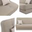 Mirjan24 Schlafsofa Jonas Style, Sofa mit Bettkasten und Schlaffunktion, Bettsofa, Schlafcouch, Microfaser, Couch vom Hersteller, Wohnlandschaft (Alova 68 + Alova 07)
