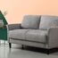 Zinus Sofa/Kleine gewebte Polstercouch / 136x88x79 / Soft-grau, EU-SF-B5432G