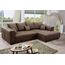 CAVADORE Ecksofa Mavericco inkl. Kissen / XXL-Eckcouch im modernen Design / Longchair rechts / 285 x 69 x 170 / Lederoptik cognac