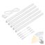 ledscom.de 5er Set LED Unterbau-Leuchten Rigel, je 57,3cm, Farbtemperatur einstellbar /, 41,64W, je 830lm