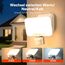 OREiN 3000LM Außenstrahler mit bewegungsmelder 27W (230W), 2700/4000/6500K Wandlampe mit 3 Leuchtmodi, DIY-Sensor, 160-Leds IP65 LED Außenwandleuchte Flutlicht, Upgraded Einbau, Weiß