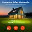 OREiN 2800LM Led Außenleuchte mit Bewegungsmelder 24W, 3 Farben& 3 Betriebsmodi (inkl. Dauerlicht) Aussenstrahler mit 122 LEDs, max.12M Reichweite, voll schwenkbar, IP65 Flutlicht Wandlampe, 2 Stück
