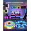 Lepro AI LED Streifen S1, MagicColor RGBIC 10M Smart LED Strip mit Personalisierter KI-Lichtdesigner, Musik-Sync, App-Steuerung kompatibel mit Alexa&Google Assistant, LED Lichterkette für Party&Gaming