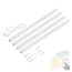 ledscom.de 4er Set LED Unterbau-Leuchten Rigel, je 87,3cm, Farbtemperatur einstellbar /, 39,7W, je 1122lm
