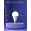 Lepro AI Smart Glühbirne B1, E27 Lampe 8.5W 806lm Dimmbar, Personalisierter KI-Lichtdesigner, Sprachsteuerung/Musik Sync, WiFi & Bluetooth Smart Bulb, Kompatibel mit Alexa/Google Assistant, 4 Stück