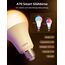 Lepro AI Smart Glühbirne B3, E27 WLAN/Bluetooth Smart Bulb 1521lm Dimmbar, Foto-zu-Licht, Personalisierter KI-Lichtdesigner, Sprachsteuerung/Musik Sync, Kompatibel mit Alexa/Google Assistant, 4 Stück