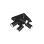 Trio Leuchten Deckenleuchte Marley 802430432, Metall Schwarz matt, Rondel 4-flammig, exkl. 1 x GU10