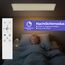 Deckenlampe Led Deckenleuchte Dimmbar Flach, 100x25CM RGB Backlight LED Panel Lampe Decke mit Fernbedienung Nachtlicht Timer 3000K-6500K 30W 2543LM für Wohnzimmer küche Schlafzimmer Tageslichtlampe