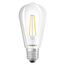 LEDVANCE Smarte LED-Lampe mit WiFi Technologie, Sockel E27, Dimmbar, Warmweiß (2700 K), ersetzt Glühlampen mit 60 W, SMART+ WiFi Filament Edison Dimmable, 1er-Pack SMART+ Filament Edison Dimmable