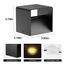 HANDSONIC LED Wandleuchte Innen - Schwarz Wandlampe innen 7W Up and Down leuchten innen Moderne LED Aluminium Wandleuchten Für Wohnzimmer, Schlafzimmer, Flur, Balkon, Treppenhaus - Warmweiß 3000K