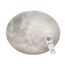 Trio Leuchten LED Deckenleuchte Lunar 627516000, Acryl mit Mondmotiv, Mondphase wechselbar, 1 x 40 Watt LED, Helligkeit einstellbar, Nachtlicht Funktion, inkl. Fernbedienung, Weiß