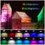 ChangM RGB LED Strahler Fluter Außen Bluetooth Objektbeleuchtung 2er Pack 30W LED Fluter Flutlichtstrahler, IP66 Wasserdicht Flutlicht, Garten Stimmungslichter