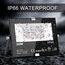 ChangM LED-Strahler RGB für den Außenbereich, IP66, wasserdicht, 30 W, für den Außenbereich, RGBW, intelligent, gesteuert durch Telefon, App, Scheinwerfer für festliche Dekoration zu Weihnachten