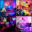 MeRGBW-Home 8 Pcs Hexagon LED Panels, Sechseck Gaming Deko LED Wandleuchte, Musik Sync, APP-Kontrolle, Fernbedienungen, Sechseck Waben Wall Lights Gaming Zubehör Hexa Lampe Smart Zuhause Wand Deko