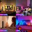 LED Lightbar, LED TV Hintergrundbeleuchtung, Gaming Lampe funktioniert RGB Ambient Smart LED Lampe Sync mit Musik und APP Control Steuerung für Gaming, Deko, PC, TV, Raumdekoration