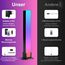LED Lightbar, LED TV Hintergrundbeleuchtung, Gaming Lampe funktioniert RGB Ambient Smart LED Lampe Sync mit Musik und APP Control Steuerung für Gaming, Deko, PC, TV, Raumdekoration