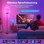 HANDSONIC RGBCW WIFI Stehlampe Wohnzimmer,9W E27 Smart LED Stehlampe,2700K-6500K Dimmbar stehlampe,Stehleuchte mit APP,Arbeiten Sie mit Alexa & Google Assistant,DIY-Modus,Musikmodus & Timing-Funktion