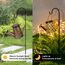 GuKKK Solar Gießkanne mit Solarlampen für Außen, LED Außen Solarlampen, Gartendeko Modern Stil, Lichterketten, Star Shower Garten Leuchten mit Halterung