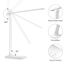 Lepro Schreibtischlampe, LED Tischlampe Dimmbar, Nachttischlampe 800LM 3 Farben und 5 Helligkeitsstufen, Tageslichtlampe Augenschutz, Tischleuchte, Schreibtisch Lampe für Kinder, Büro, Weiß